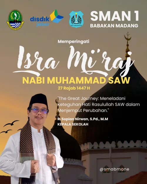 Hari Memperingati Isra Miraj 1447 H, SMAN 1 Babakan Madang