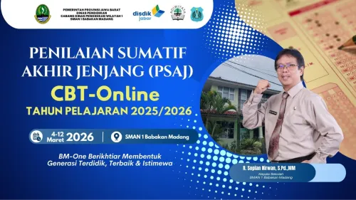 Digitalisasi Pendidikan: SMAN 1 Babakan Madang Gelar PSAJ 2026 Berbasis CBT-Online